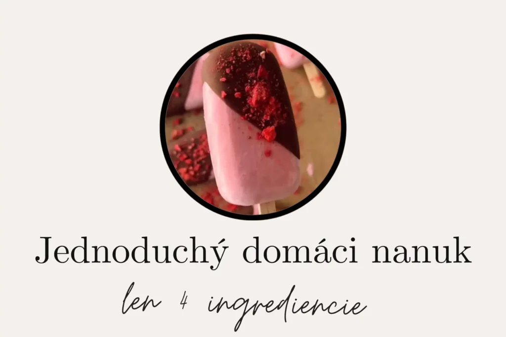 domáci nanuk, recept na jednoduchý domáci nanuk, domáci nanuk bez cukru pre deti i dospelých, domáci nanuk len zo 4 ingrediencií,