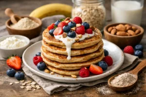 recept lievance, zdravé lievance recept, fit lievance, jednoduchý recept pre lievance, zdravé lievance pre celú rodinu, fit lievance plné proteínov