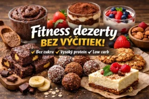 Fitness dezerty bez výčitiek – zdravé brownies, proteínové guľky, tiramisu a ovsené cookies