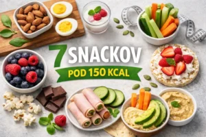 7 zdravých snackov do 150 kcal – jogurt s ovocím, zelenina s hummusom, vajíčko, popcorn a cottage cheese, zdravé snacky do 150 kcal, nízkokalorické snacky, snacky pri chudnutí, zdravá desiata, fit snacky, snacky do práce, sýte snacky